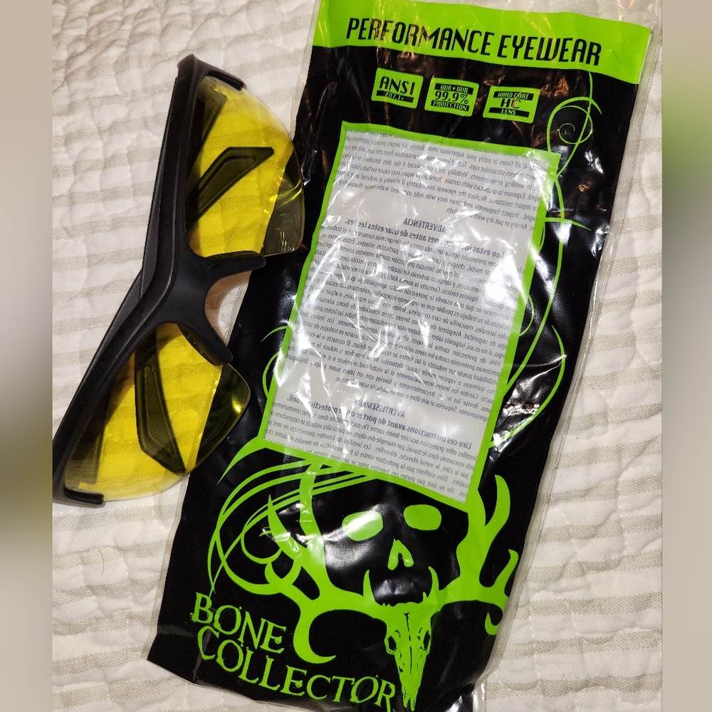 Bone Collector Performance Eyewear ANSI Z87.1 UVA-UVB Protection New